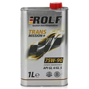 Масло 75w90 ROLF Transm. plus GL4+/GL5 1л металл