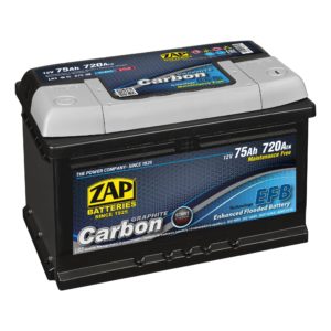 Аккумулятор 75 Ah 720A (- +) LB3 ZAP CARBON EFB Start/St