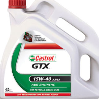 Масло Castrol 15W40 A3/B3 GTX 4л EU сн(4)