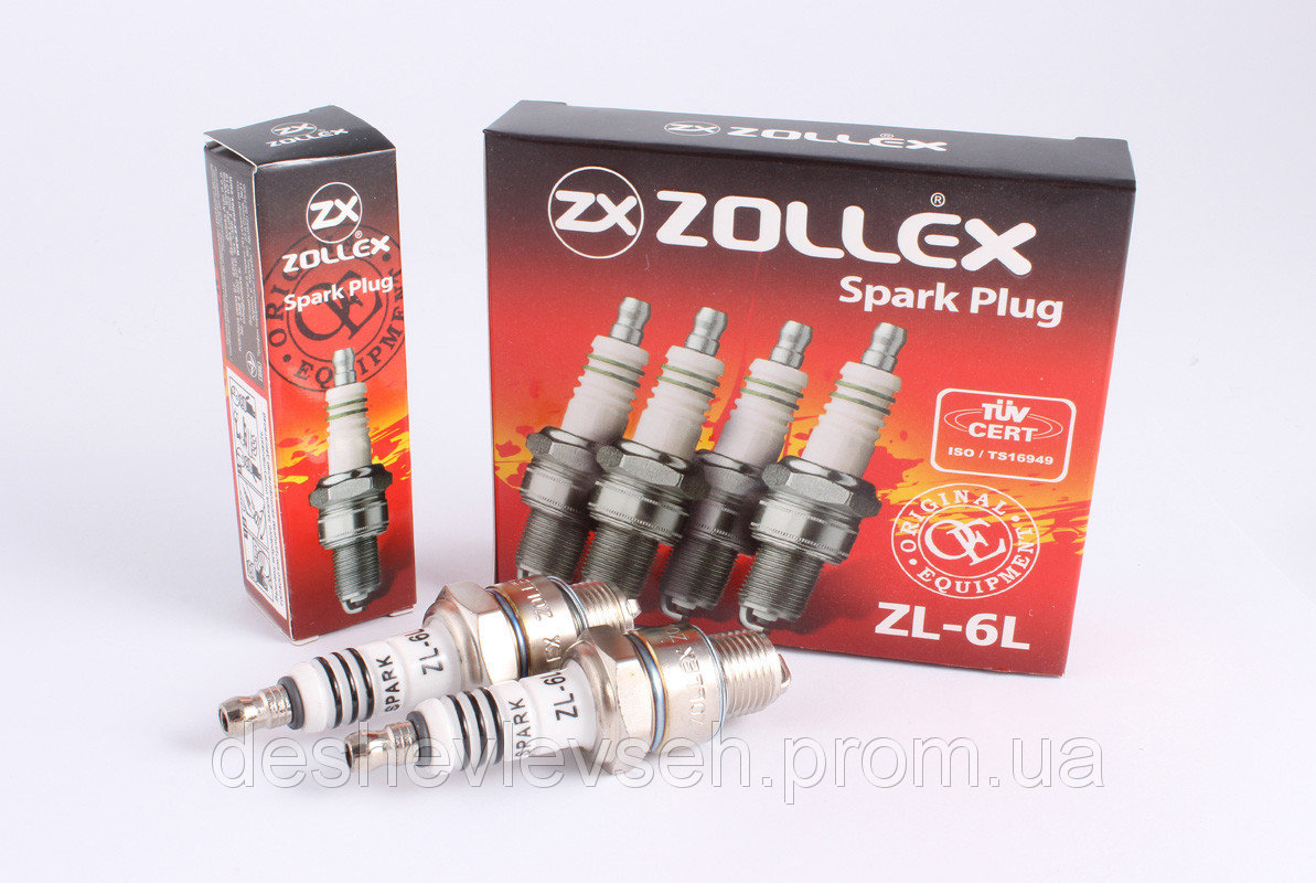 Zollex Свечи зажиг. ГАЗ (к-т 4шт) ZL-6L