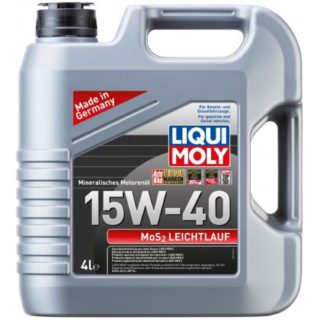 Масло Liqui Moly 15W40 MoS2 Leichtlauf 4л (4)