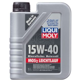 Масло Liqui Moly 15W40 MoS2 Leichtlauf 1л (12)