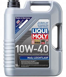 Масло Liqui Moly 10W40 MoS2 Leichtlauf 5л (4)