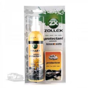 ПОЛИРОЛЬ с Губкой протектант 240мл ваниль ZOLLEX