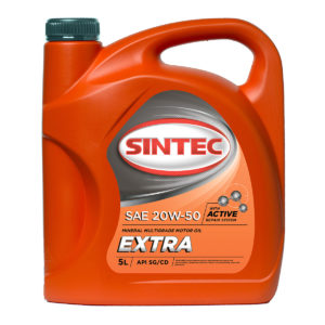 Масло 20w50 SINTEC Экстра 5л (4)