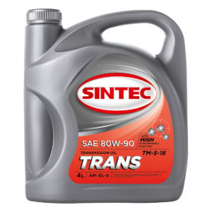 Масло SAE 80W-90 GL-5 ТАД-17 SINTEC 4л(4)