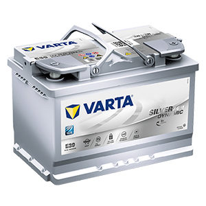 Аккумулятор 70 AH 760A Silver AGM -+ E39 Varta