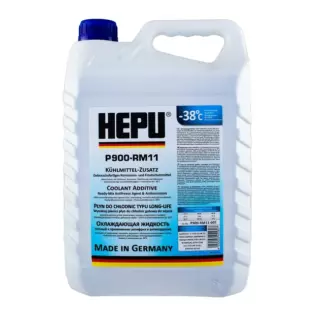 Антифриз HEPU G11 Blue/Синий -38°C 5л