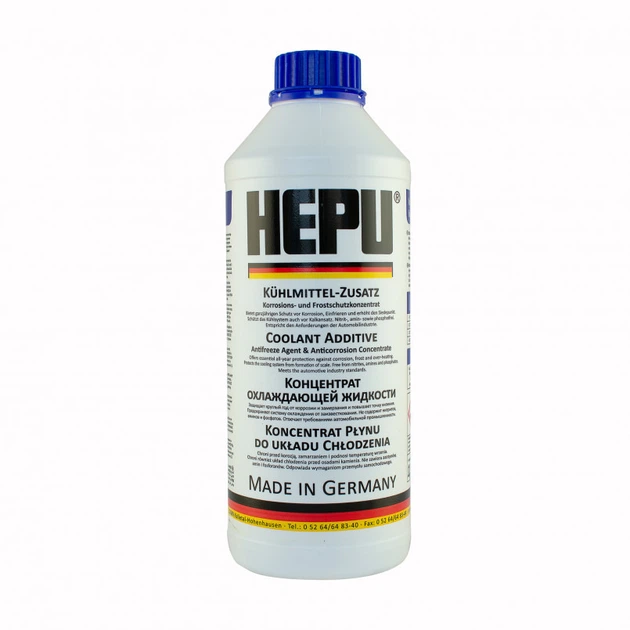 Антифриз HEPU G11 Blue/Синий конц. -80°C 1,5л