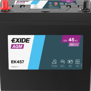 Аккумулятор 45 Ah 380A (+ -) Asia J EXIDE AGM***